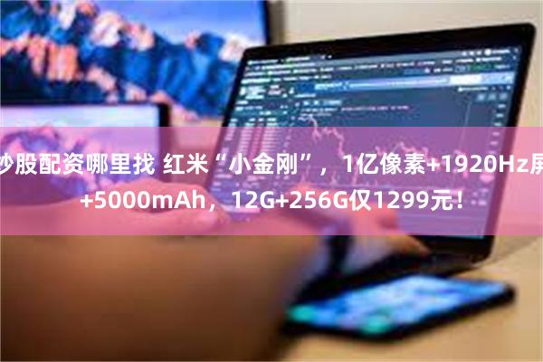 炒股配资哪里找 红米“小金刚”，1亿像素+1920Hz屏+5000mAh，12G+256G仅1299元！