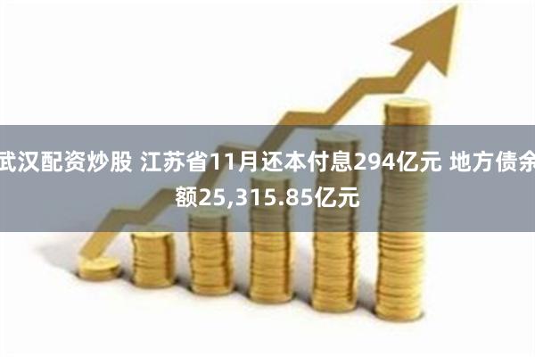 武汉配资炒股 江苏省11月还本付息294亿元 地方债余额25,315.85亿元