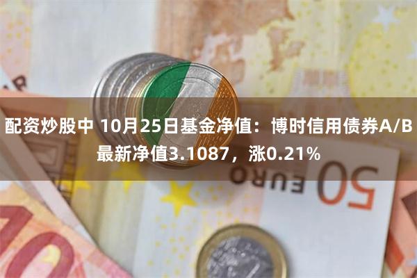 配资炒股中 10月25日基金净值：博时信用债券A/B最新净值3.1087，涨0.21%