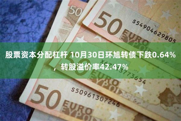 股票资本分配杠杆 10月30日环旭转债下跌0.64%，转股溢价率42.47%